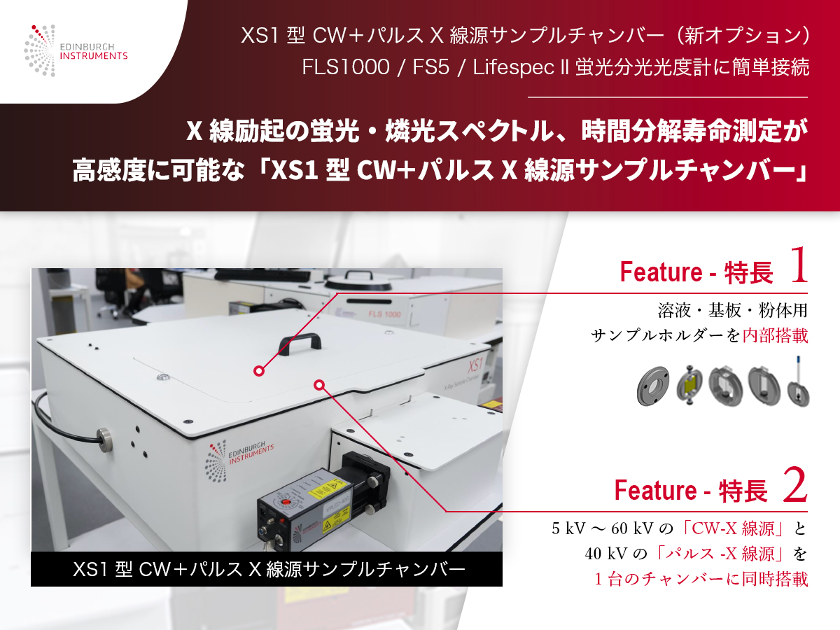 XS1型 CW＋パルスX線源サンプルチャンバー の製品画像