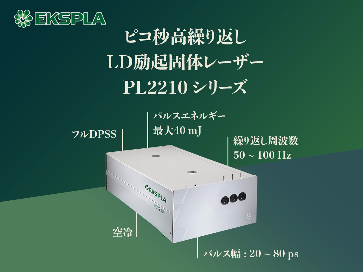 ピコ秒LD励起高エネルギー固体レーザー PL2230シリーズ 画像1