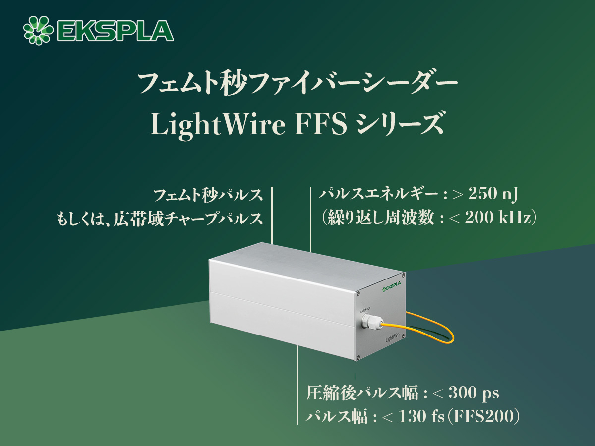 フェムト秒ファイバーシーダー LightWire FFSシリーズ 画像1