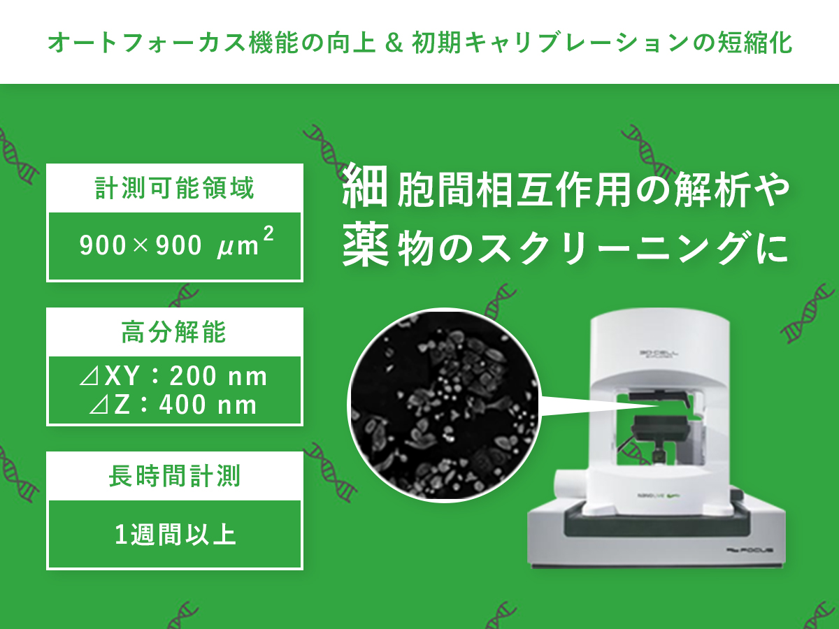 細胞観察用ホログラフィック・蛍光顕微鏡 3D Cell Explorer 96focus の製品画像