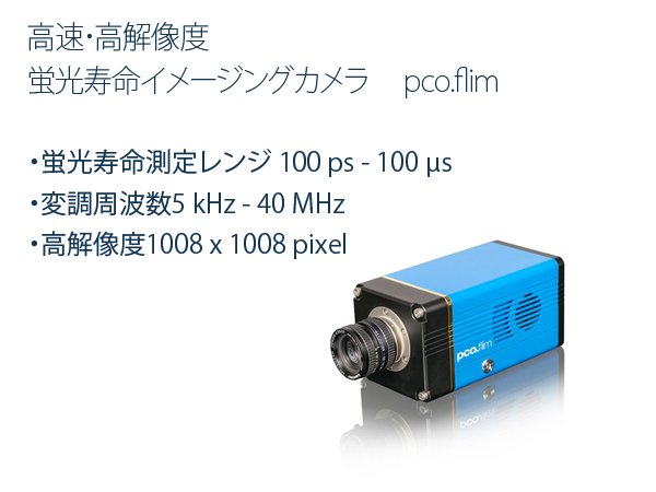 高速･高解像度 蛍光寿命イメージングカメラ pco.flim 画像1