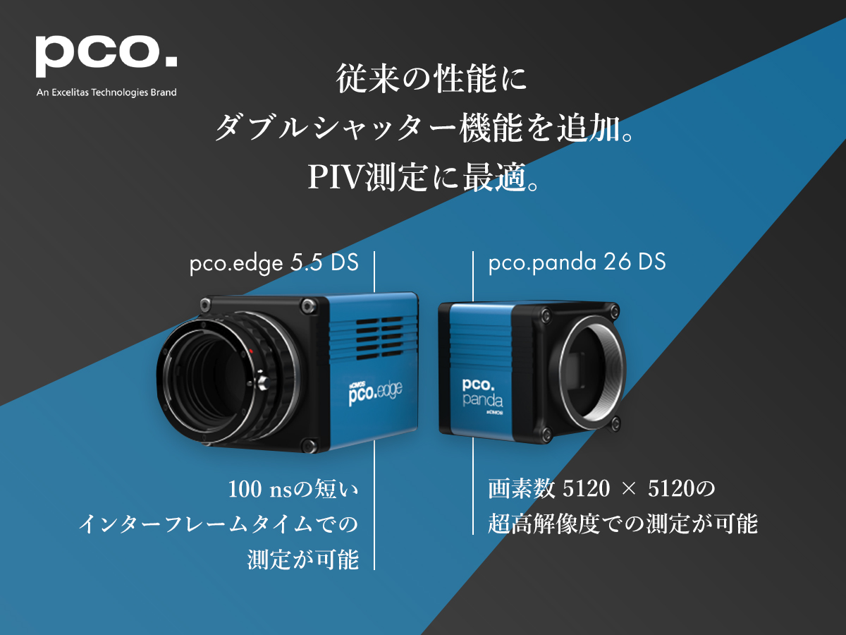 ダブルシャッターカメラ pco.edge 5.5 DS/pco.panda 26 DS/pco.edge 26 DS 画像1
