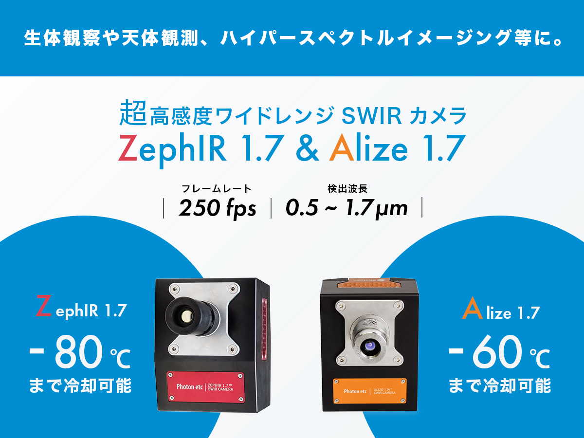 高感度冷却InGaAsカメラ ZephIR1.7 / Alize1.7 画像1