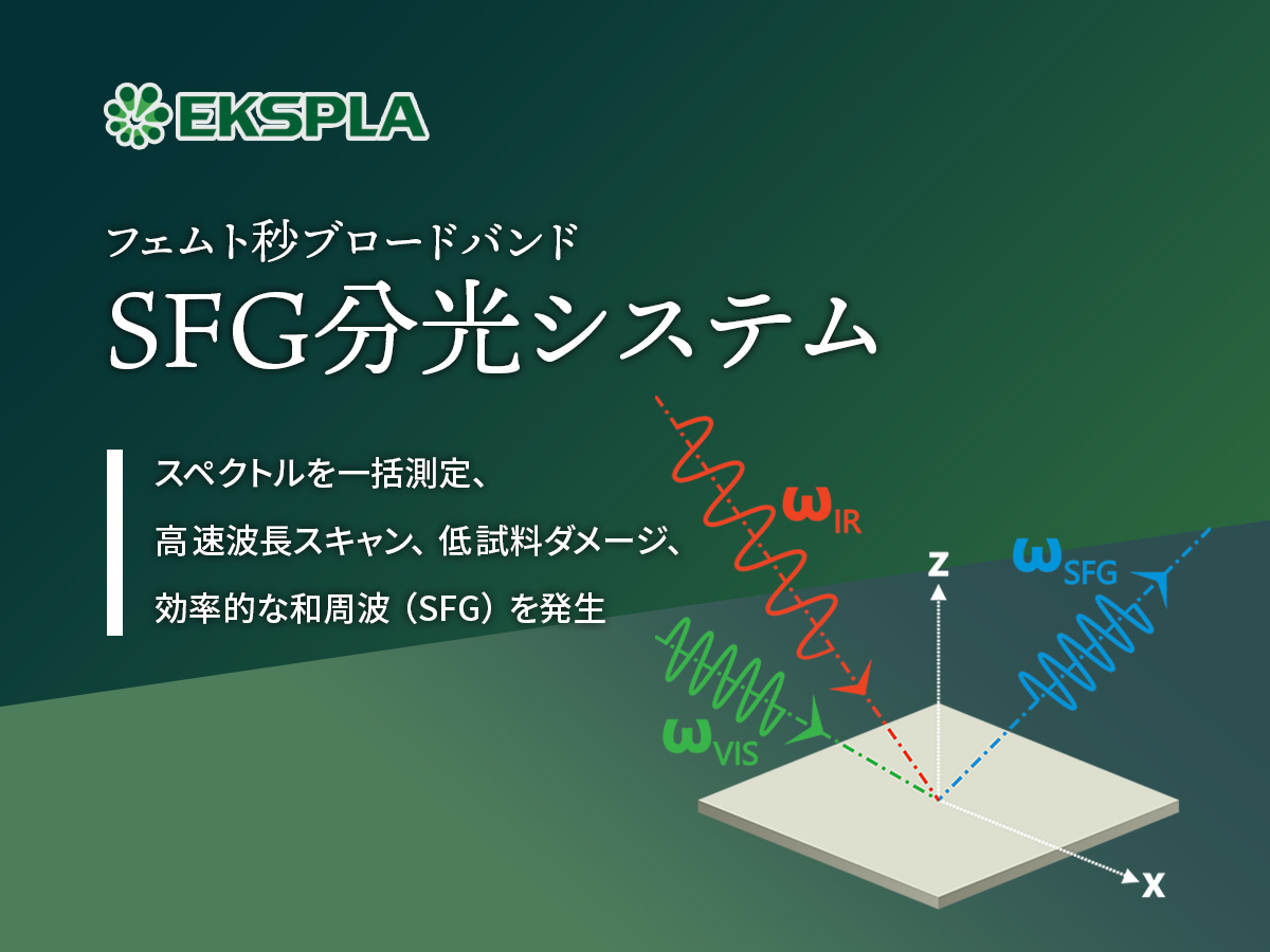 フェムト秒ブロードバンドSFG分光システム の製品画像